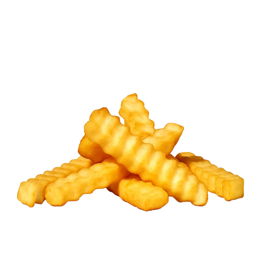 Crinkle cut fries